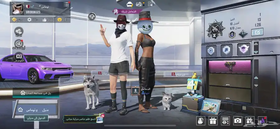 حساب ببجي للبيع 0
