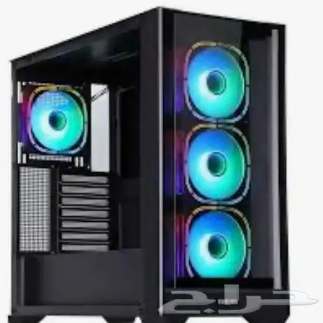 جهاز PC كمبيوتر للالعاب كرت 4060 قيمنق فيها اضائة RGB 1