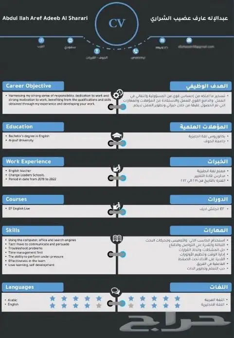 سيرة ذاتية احترافية 4