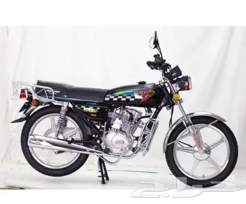 دراجة نارية المدفع مطور CG125 موديل 2025 بعدة اللوان 2