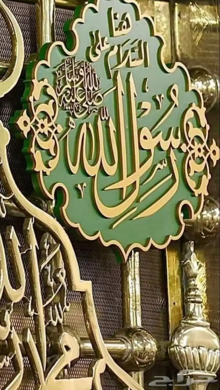 قبر الرسول وشباك الرسول وسيدنا عمر وأبوبكر 9