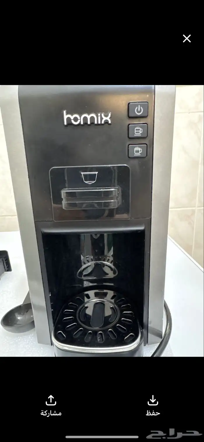 الة قهوه شبه جديدة 0