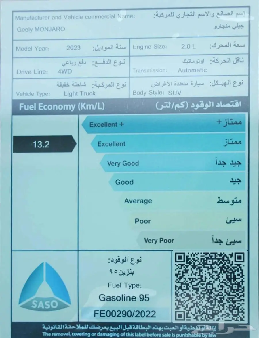 جيلي مونجارو GK - نص فل - 2024 - أصفار 27