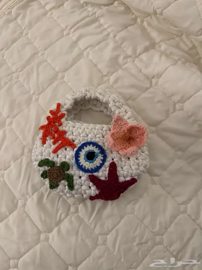 شنط كروشيه صناعة يدوية للبيع في جدة 2