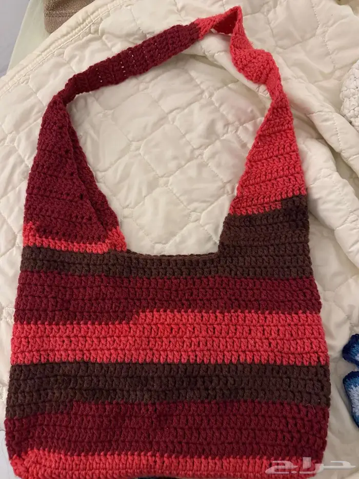 شنط كروشيه صناعة يدوية للبيع في جدة 1