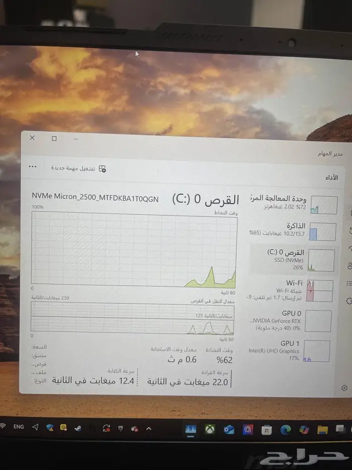 لابتوب قيمنيق 4060 2