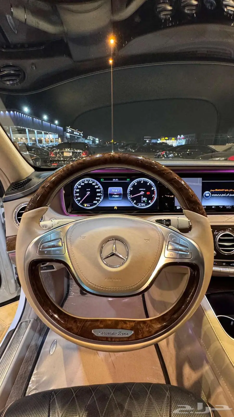 مرسيدس S400 2015 KIT AMG جفالي عداد 71 الف 11
