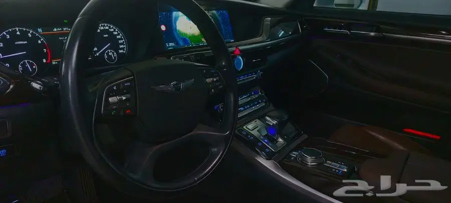 جينسيس G90 رويال V6 2017 نظيفة وكالة 24
