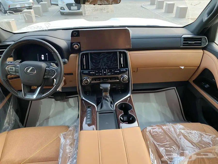 لكزس LX600 BB 2025 سعودي ابيض داخلي جملي بطاقه جمركيه 9