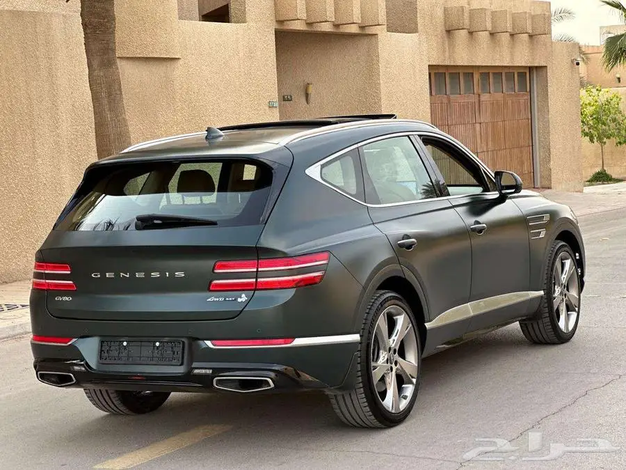 جينيسس رويال GV80 2021 عداد 39 ألف أخضر مطفي بحالة الوكالة 23