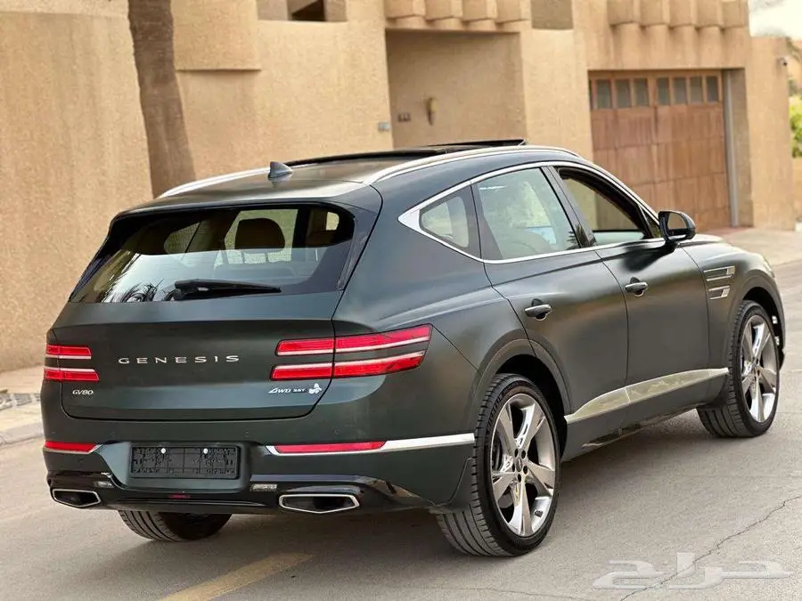 جينيسس رويال GV80 2021 عداد 39 ألف أخضر مطفي بحالة الوكالة 20