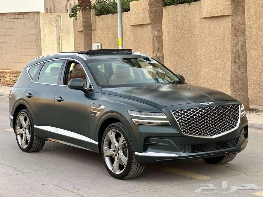جينيسس رويال GV80 2021 عداد 39 ألف أخضر مطفي بحالة الوكالة 15