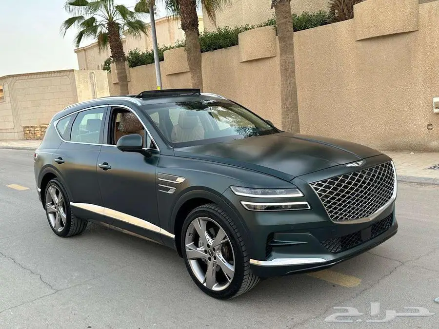 جينيسس رويال GV80 2021 عداد 39 ألف أخضر مطفي بحالة الوكالة 13