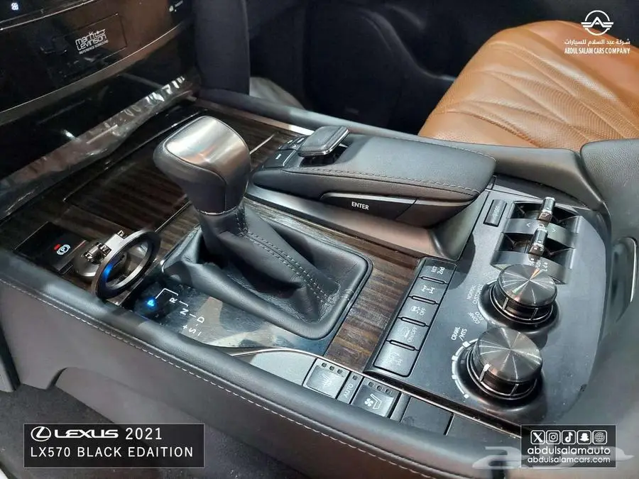 لكزس -LX570 بلاك اديشن S عداد 49 الف موديل 2021 6