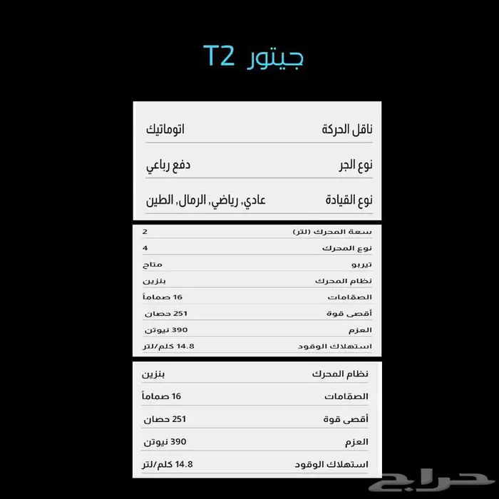 جيتور T2 اقساط ( تأجير منتهي بالتملك ) 15