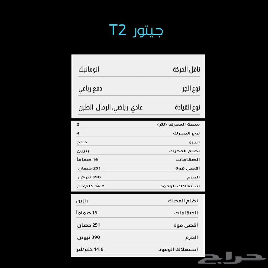 جيتور T2 اقساط ( تأجير منتهي بالتملك ) 15