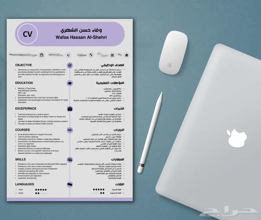 سيرة ذاتية احترافية 19