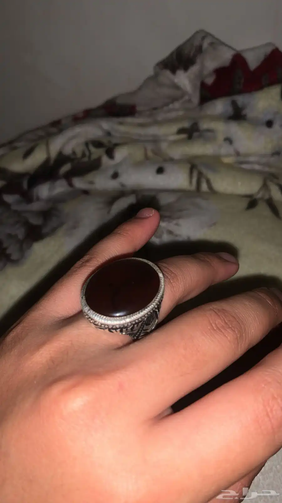 خاتم عقيق برتاش كرز الكرز 1