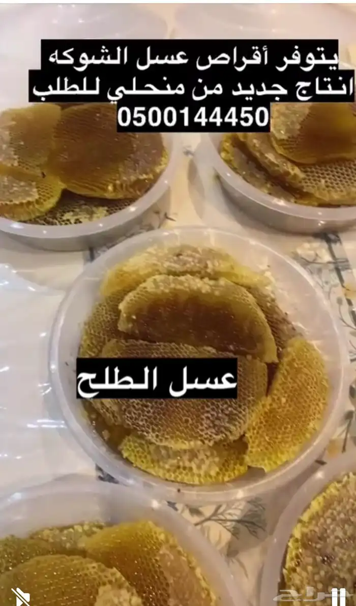 عسل شوكه من شجر الطلح بابها مضمون على الشرط من الغش 0