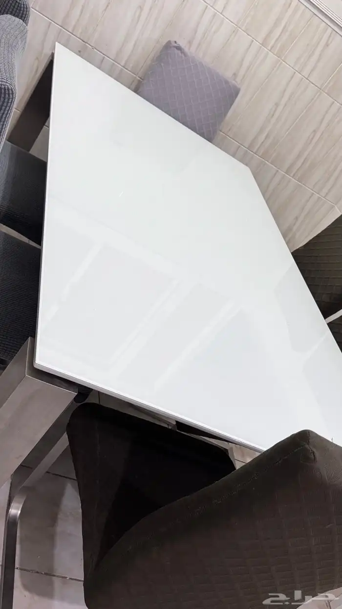 طاولة طعام 6 كراسي نضيفة 4