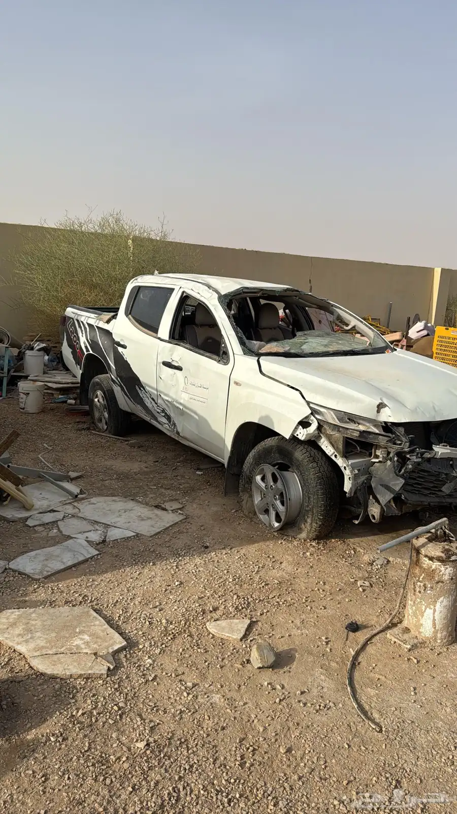 ميتسوبيشي L200 موديل 2020. دبل ديزل اللون الابيض 1