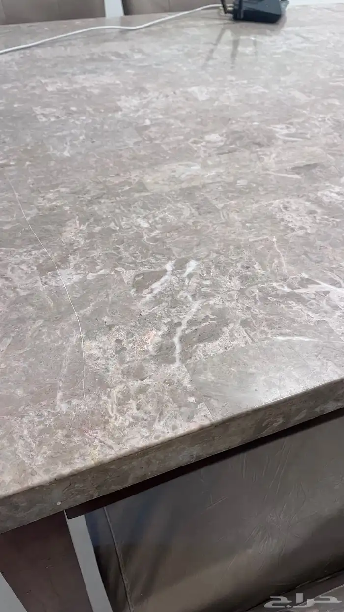 طاولة طعام رخاميه ل6 اشخاص ب 250 5