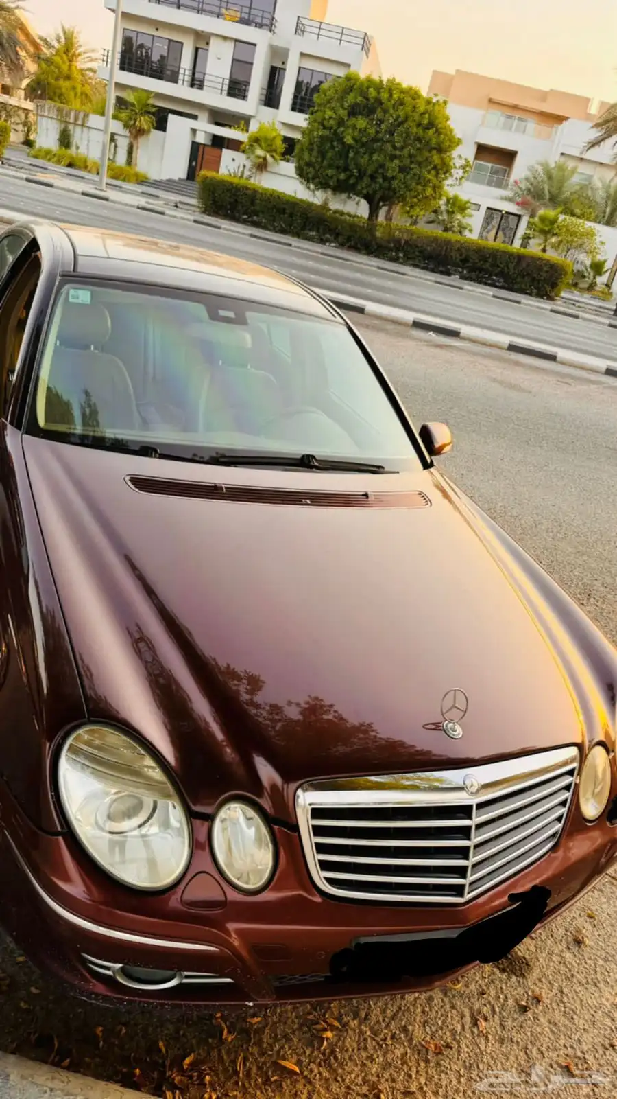 مرسيدس E280 2009 وارد الامارت تشليح 3