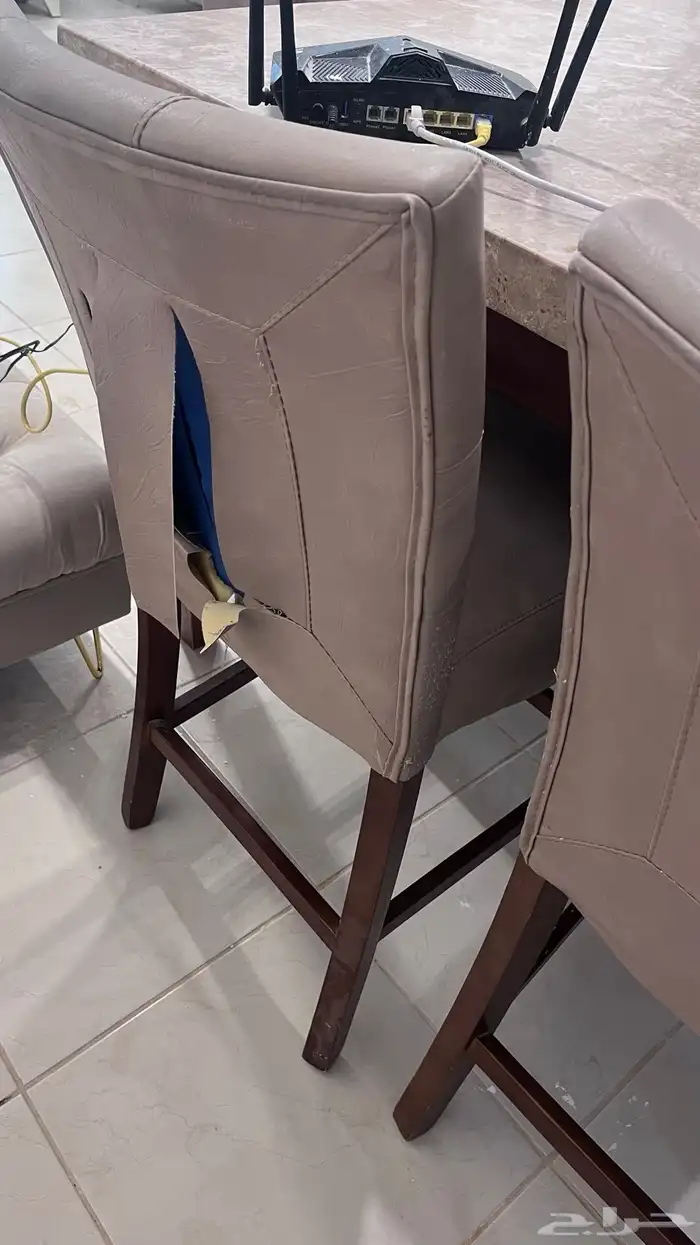 طاولة طعام رخاميه ل6 اشخاص ب 250 3