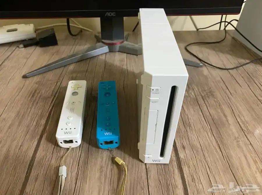 نينتيندو وي nintendo wii مع كرتونه وكل اغراضه 0