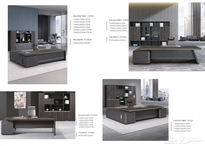 فخم للأثاث مكتبي شغل تفصيل وطني كل تصاميم و كل مقاسات 2