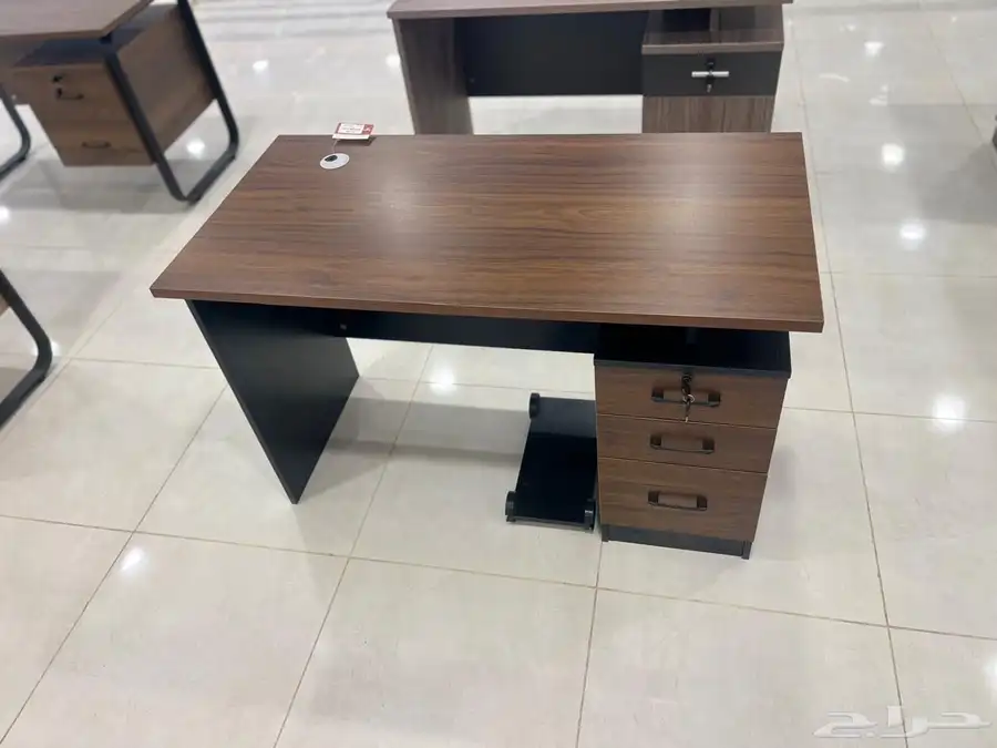 Computer Desk with Drawers  Storage. 0