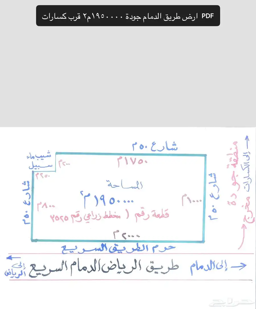 ارض زراعية بجانب كبري جودة 0