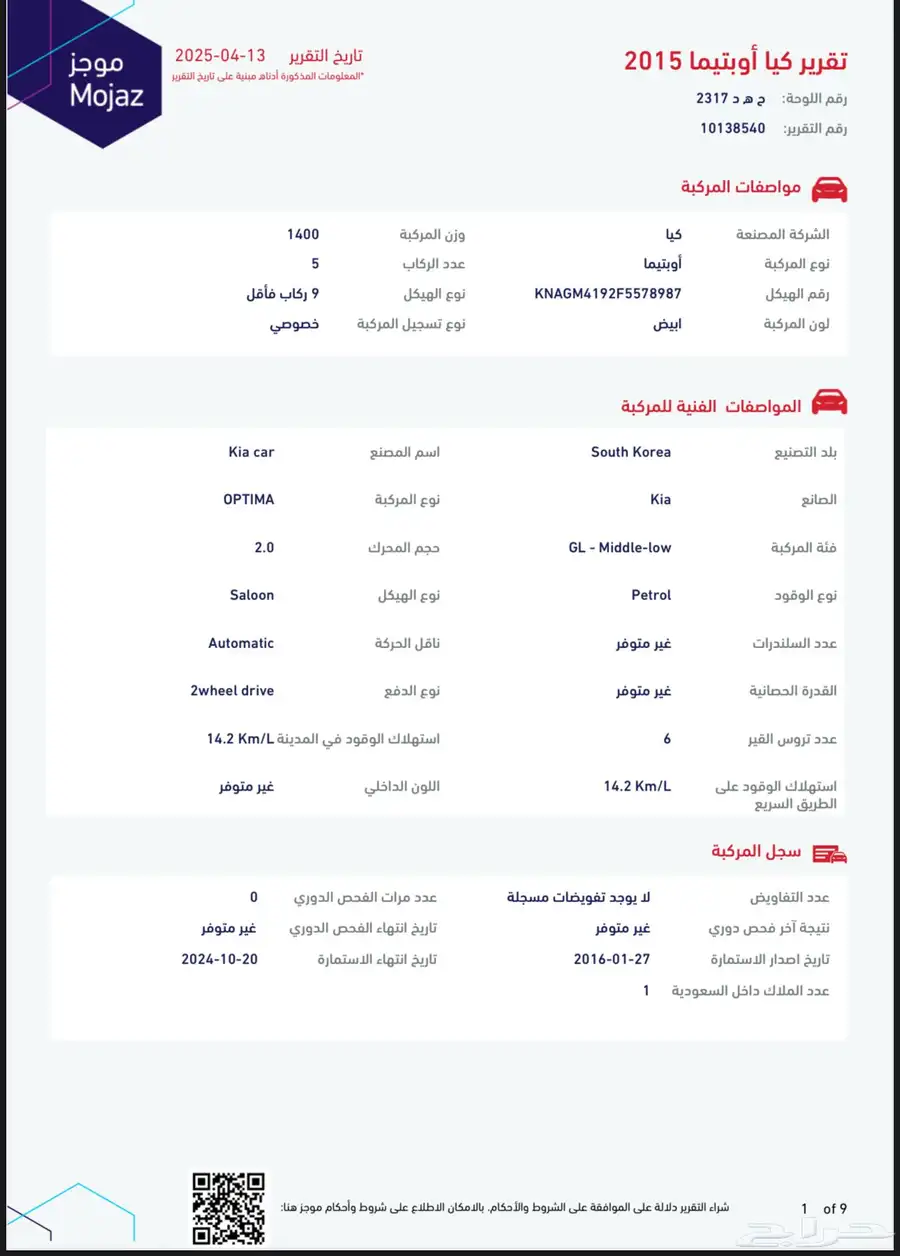 اوبتيما 2015 قير عادي نظيف index