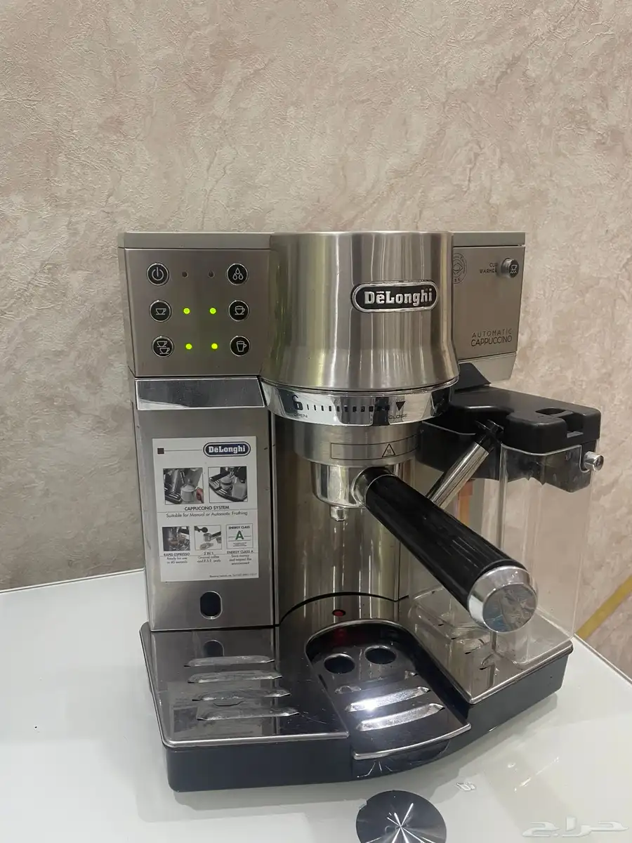 ماكينة قهوة DeLonghi EC860   مطحنة KG79 بحالة ممتازة 4