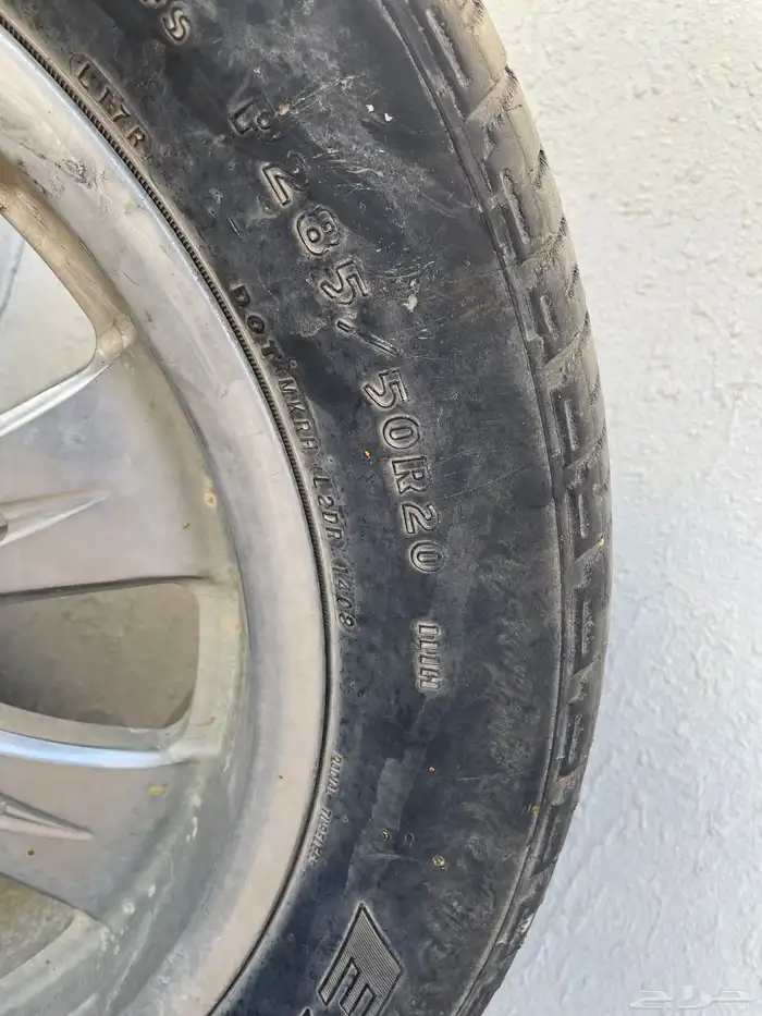 جنوط جمس مقاس 20   8 مسامير  طقم4 جنوط نضيفه بوية بلدها 1