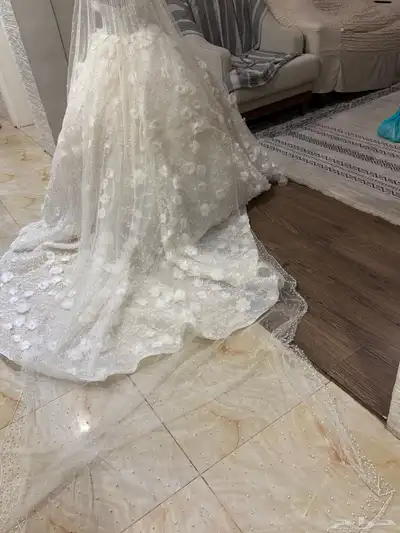 فستان زواج لبسته مرا وحده فقط 1