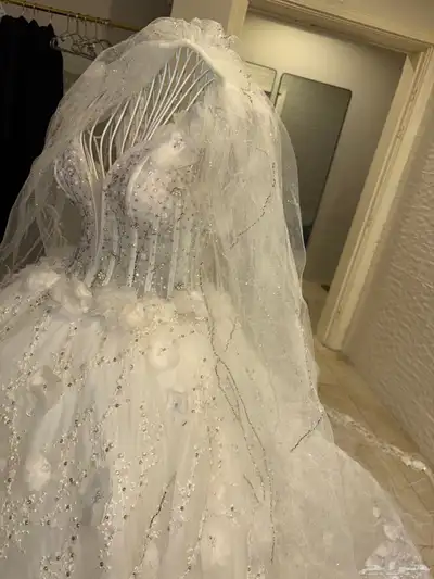 فستان زواج لبسته مرا وحده فقط 3