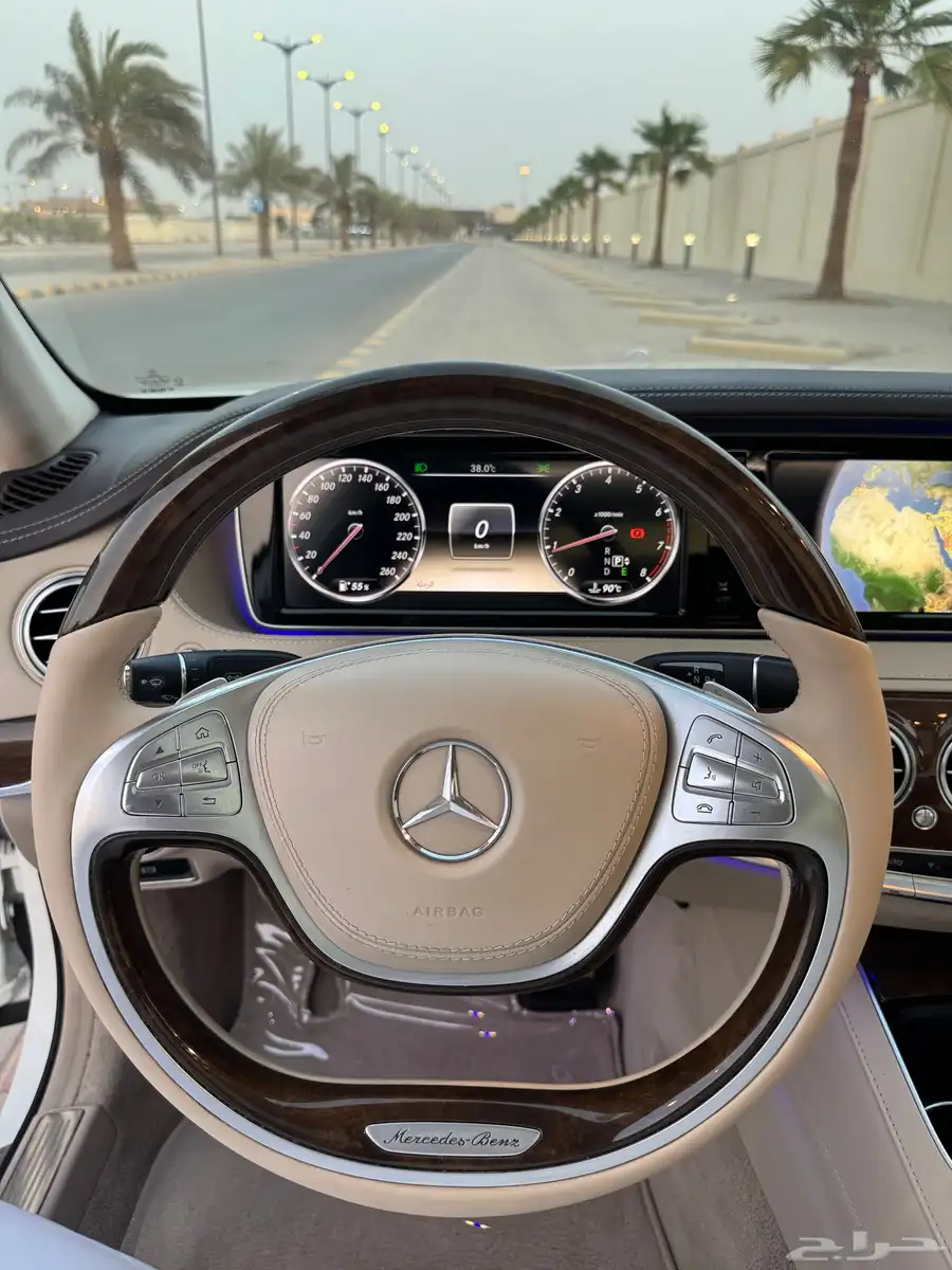 مرسيدس S400 جفالي 2014 لارج كت AMG نظيف جدا 57