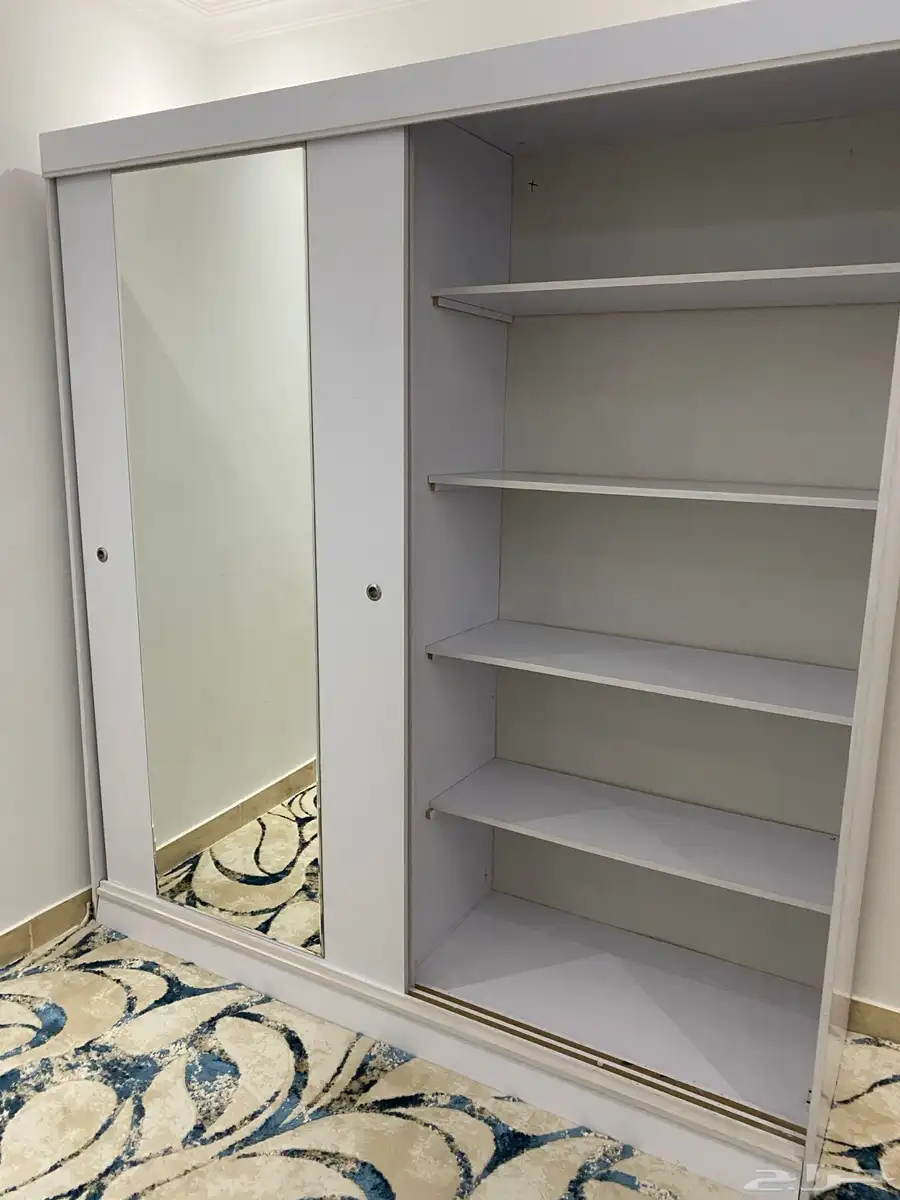 اثاث غرفة نوم دولاب سرير نفر ونصف  مرتبه  تسريحه   شوفونيره 5