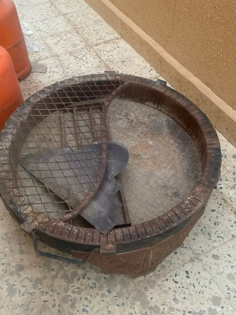 منقل كبير دائري على السوم 1