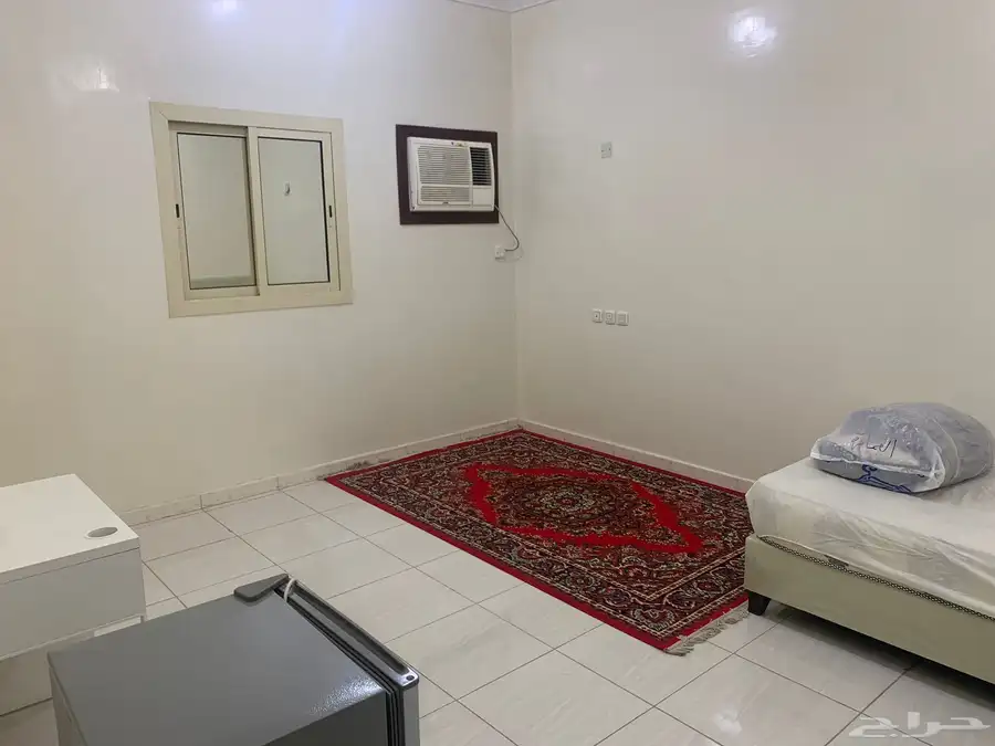 غرفة مفروشة للعزاب للايجار الشهري خلف جامعة طيبة 1
