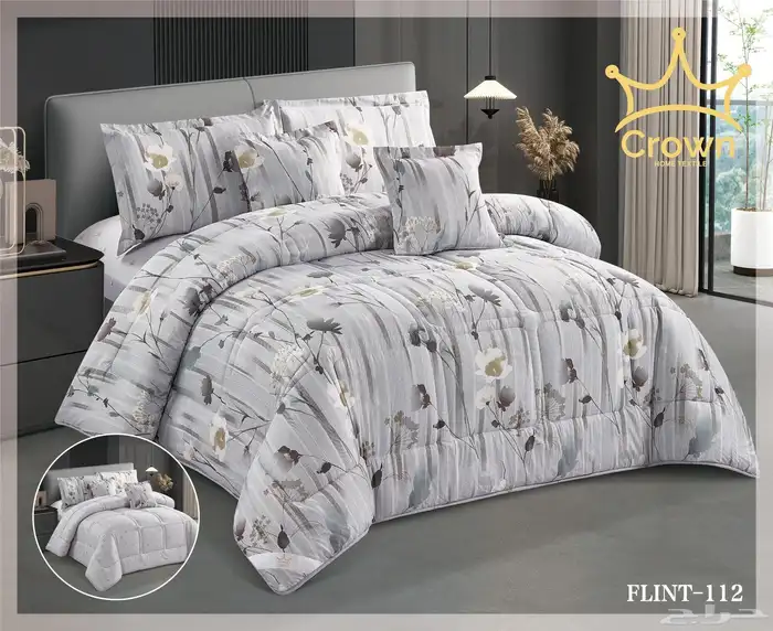 مفرش نفرين مشجر 6 قطع ومفرش مشجر نفرنص4 قطع 7