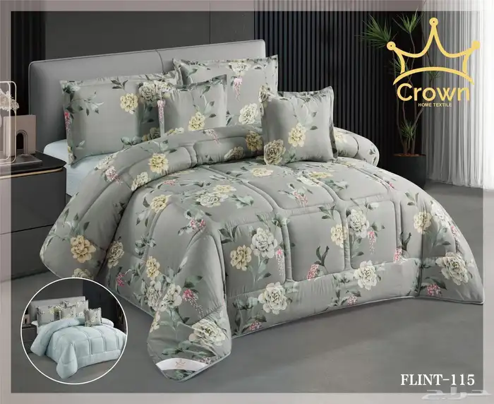 مفرش نفرين مشجر 6 قطع ومفرش مشجر نفرنص4 قطع 14