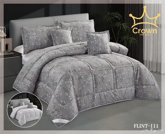 مفرش نفرين مشجر 6 قطع ومفرش مشجر نفرنص4 قطع 5