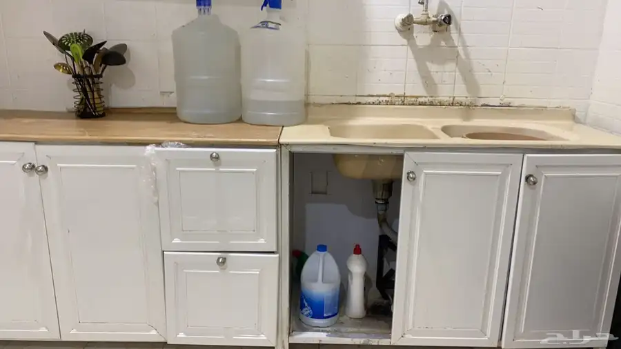مطبخ للبيع مستعجل لون ابيض 2