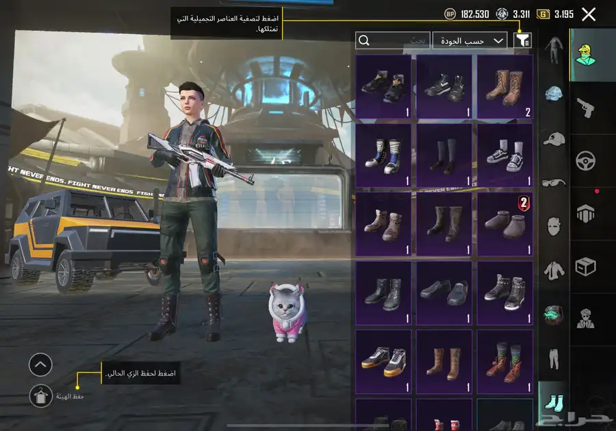 حساب ببجي أسلوب خرافي 17