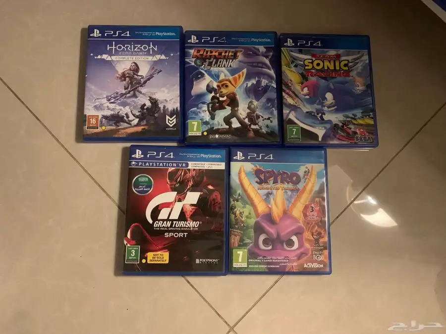 مجموعة ألعاب PS4 للبيع (حالة ممتازة) 0