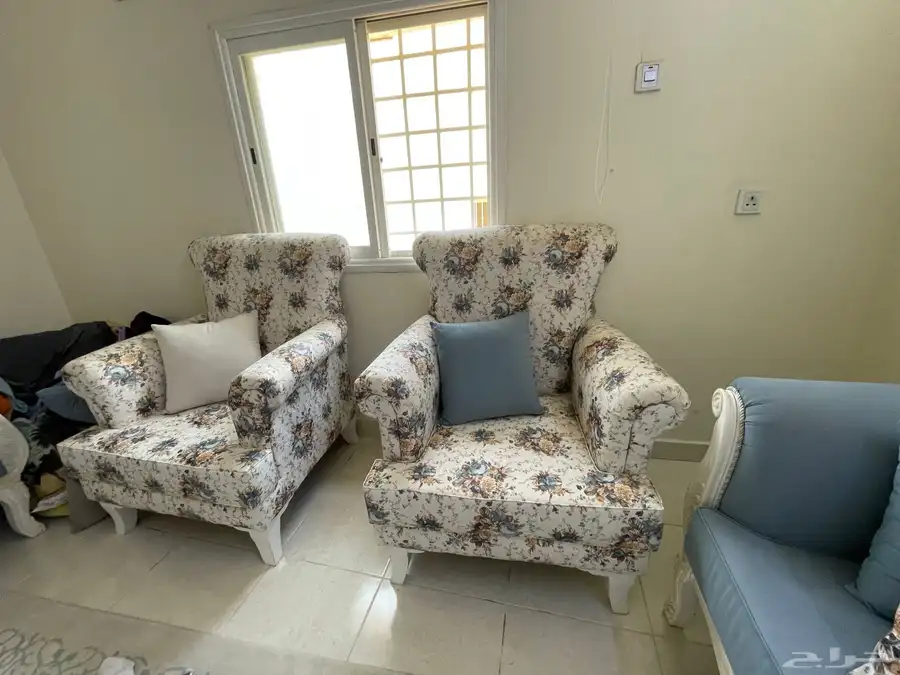 اثاث كنب غرفة حريم طقم بطاولاته 1