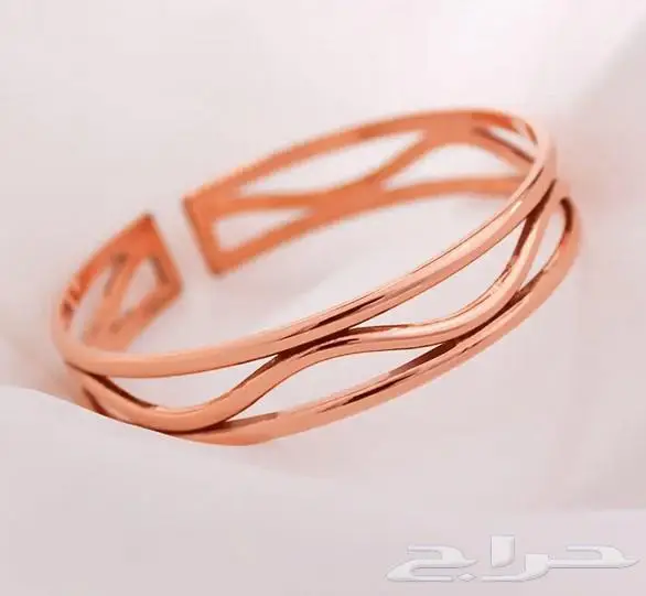 أساور وخواتم نحاس صافي نسائي 5