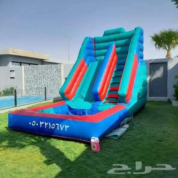 اجار نطيطات نطيطه زحليقه مائيه ملعب صابوني في الرياض 7